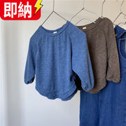 【24H即納 顧客直送可！】暖かい 無地セーター Tシャツ　全2色
