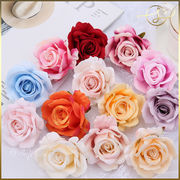 バラ 花材 造花 アレンジ 髪飾り コサージュ ヘッドパーツ 正月飾り 成人式 結婚式 卒業式