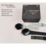 新しい X1PROMAX スマートウォッチ 1.45 インチ Bluetooth 通話心拍数血圧血中