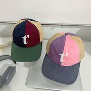 帽子　キャップ　野球帽　刺繍　レディース　韓国ファッション　バイカラー