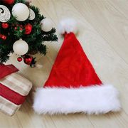 クリスマス飾り用品 クリスマスの椅子カバークリスマスのテーブル飾りサンタ帽30*45cmChristmas限定