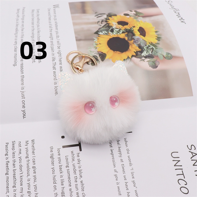 6色 ぬいぐるみキーホルダー 猫のキーホルダー かわいい猫雑貨