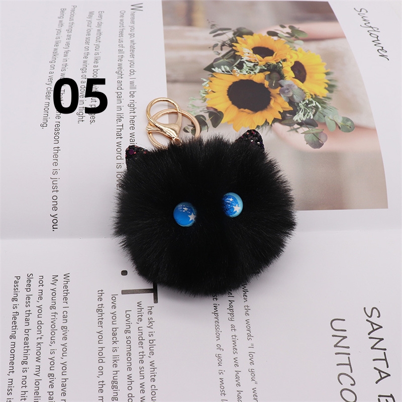 6色 ぬいぐるみキーホルダー 猫のキーホルダー かわいい猫雑貨 キー