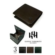 全3色 KANSAI YAMAMOTO(ヤマモト カンサイ)本革 カーフスキン ボックス型コインケース 小銭入れ