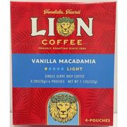 LION COFFEE ドリップパック バニラマカダミア8g  (8gx4/箱 36個入りケース)
