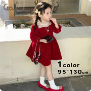 ★Girls★　クリスマス子供ワンピーズ　95~130cm　プリンセスドレス　韓国キッズファッション