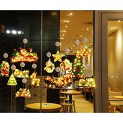 ブームが巻き起こる INSスタイル クリスマスライト 窓貼り 吊りライト 店舗 LED 吸盤ライト 装飾