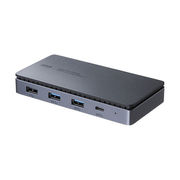 サンワサプライ USB Type-Cドッキングステーション HDMI×2画面出力対応 US