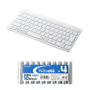 エレコム Bluetoothミニキーボードパンタグラフ式薄型マルチOS対応ホワイト