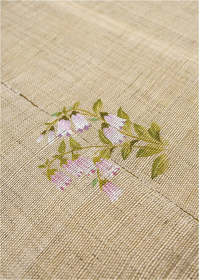新登場!職人がこだわって創る本物志向の花紋のれん!麻100%の 新登場!職人がこだわって創る本物志向の花紋のれん!麻100%の