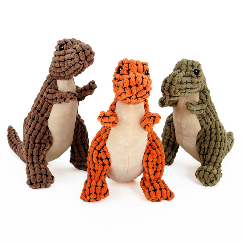 恐竜デザインペット研削歯のおもちゃ、犬のための耐久性のある噛むおもちゃインタラクティブな供給