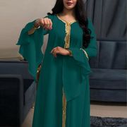パーティドレス 手作りドレス アラブの服 お祭りドレス ロングドレス ロマンテイックドレス レトロドレス