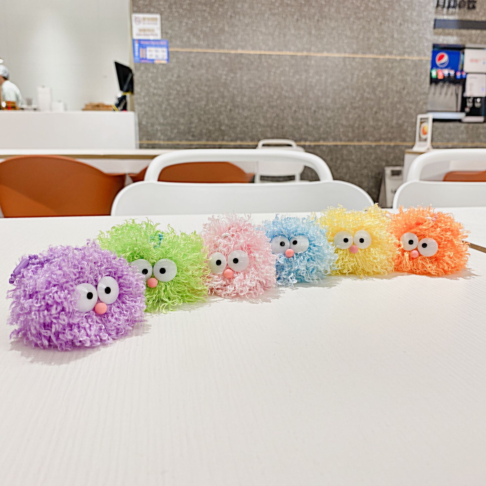 6色 ぬいぐるみの鳥 キーホルダー 爆発する鳥 キーホルダー 韓国