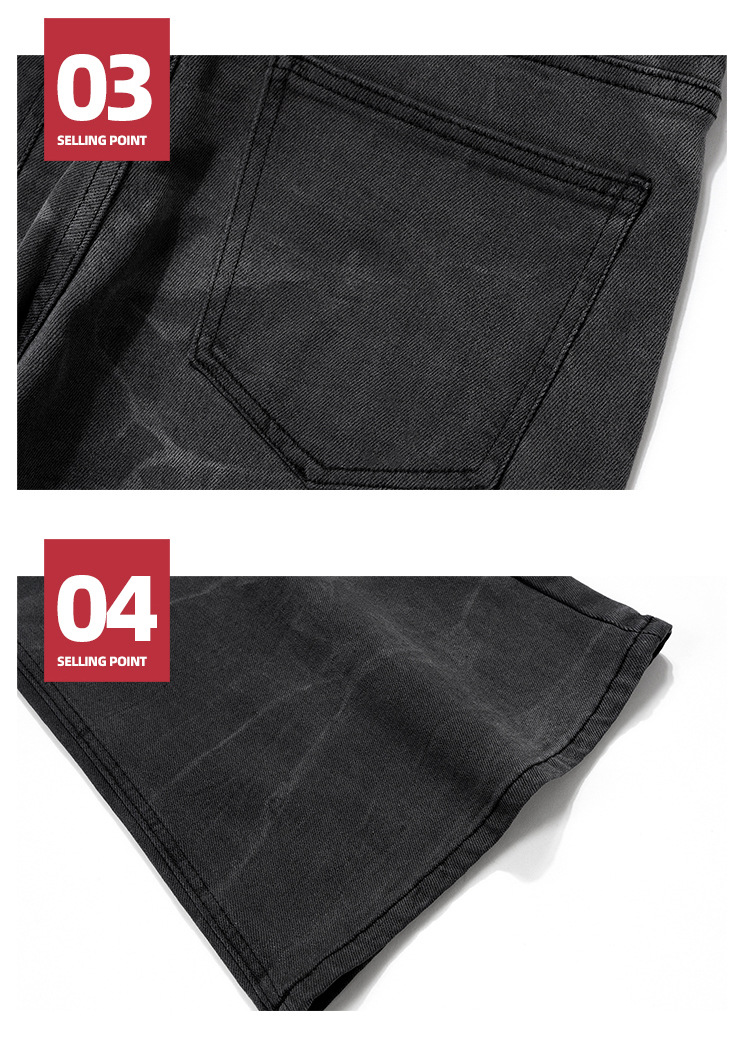 メンズ ビンテージ風 デニムパンツ 男女兼用 ストリート系 ベルボトム