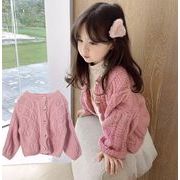 2023新作 韓国風子供服  女の子アウター コート アウター コート セーター 90-140cm
