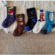 ins 新作 韓国風子供服   ベビー服 靴下   子供靴下  赤ちゃん    ソックス  ベビー靴下  5足入り