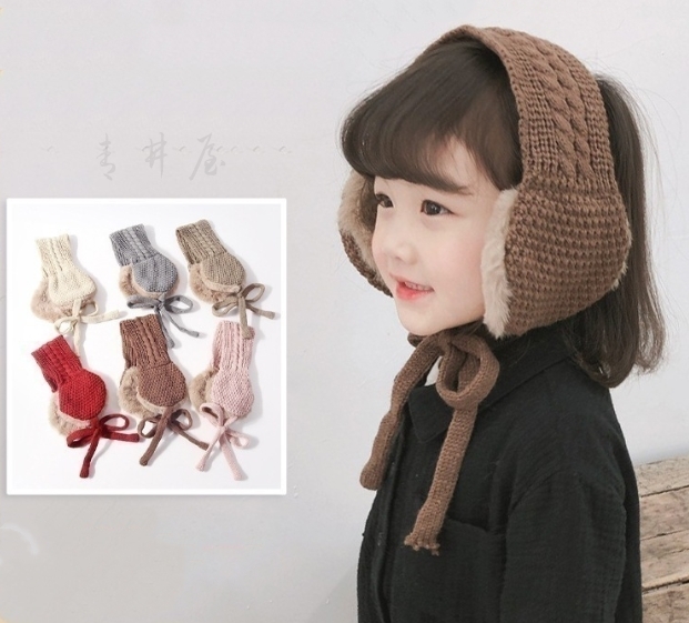 2023秋冬新作 韓国風子供服 キッズ 子供用 イヤーマフ 耳当て 可愛い防寒 暖かい 折りたたみ 6色