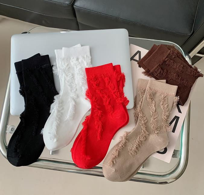 秋冬新作★レディース 靴下★ソックス ★快適 通気性良い 履き心地良い 靴下中長セクション