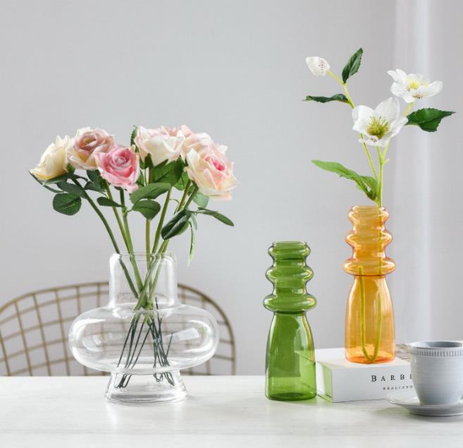 INS 撮影道具 人気 ディスプレイスタンド   ガラス 花瓶 インテリア 置物を飾る 創意撮影装具