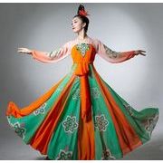 古典舞扇子舞踊クラシックダンス衣装チャイナ服中華民族ダンスウェアヨガバレエ衣装　レディース