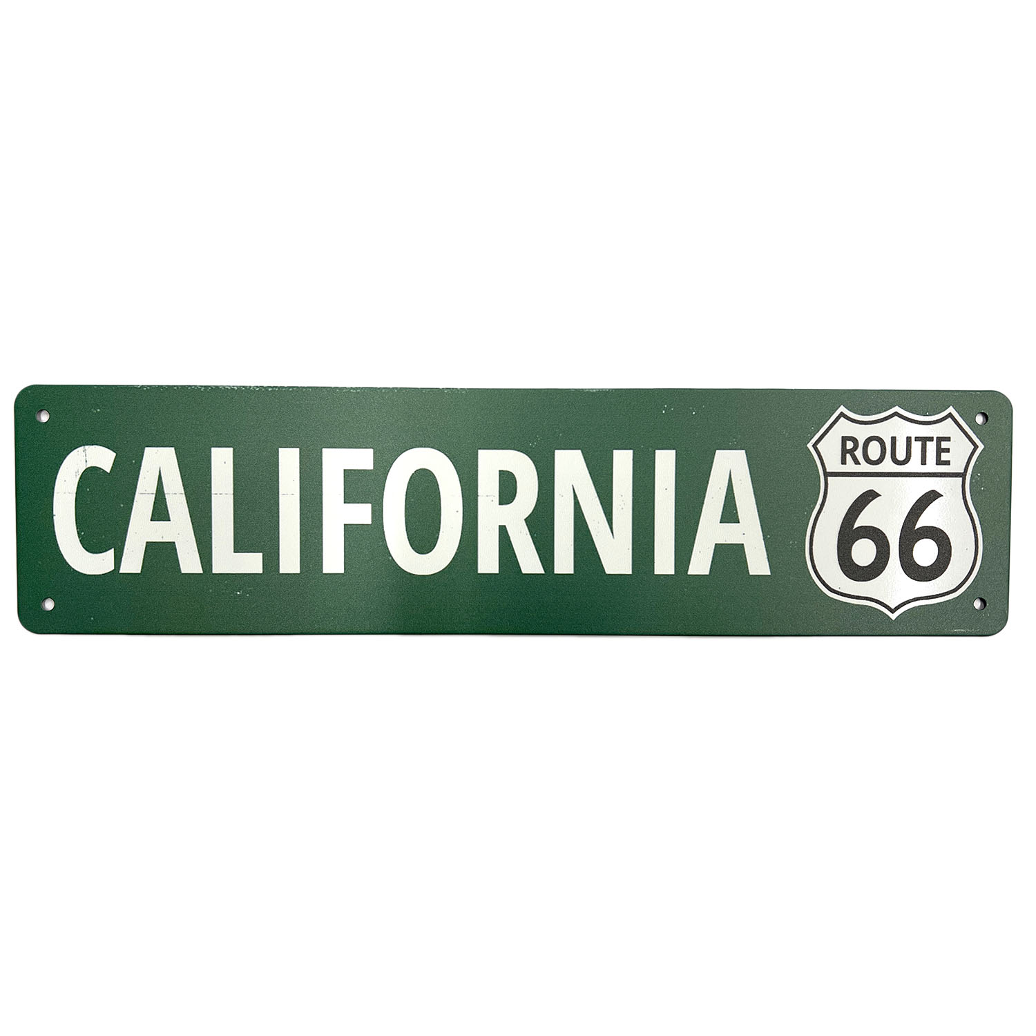 サインボード 看板 ブリキ看板 メタルサイン ルート66 横長 アメ雑