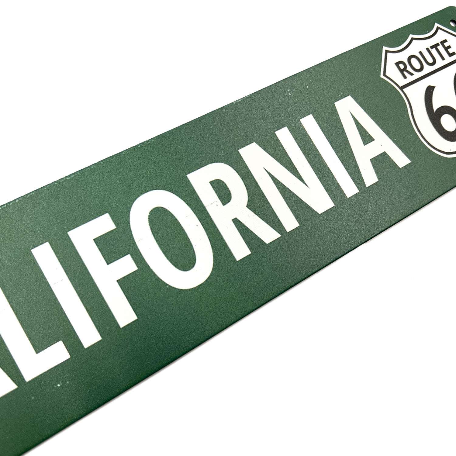 サインボード 看板 ブリキ看板 メタルサイン ルート66 横長 アメ雑