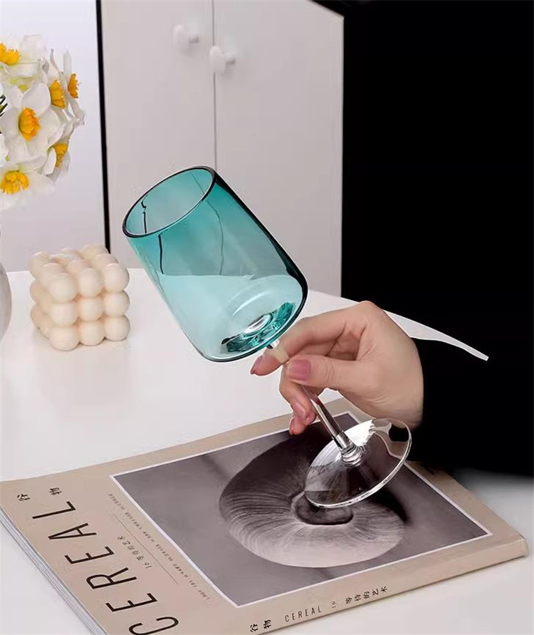 満足してます INSスタイル 家庭用 ワイングラス ギャザリング ウォーターグラス デザインセンス