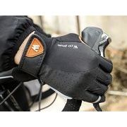 アウトドアライディング 暖かい手袋 秋と冬サイクリングプラスベルベット防風アウトドア手袋