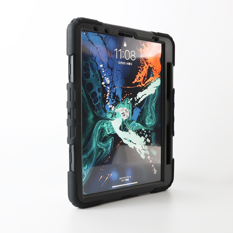 iPad Pro11（第4・3・2世代）、iPad Air（第5・4世代）10.9対応 耐衝撃ケース（画面保護付き） ブラック