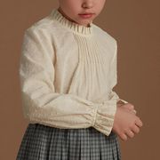 ★Girls★　子供ブラウス　90~130cm　フレンチガール　韓国キッズファッション