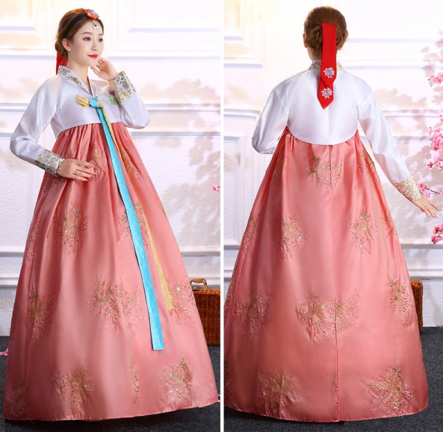 韓国民族衣装 チマチョゴリ２点セット - レディースファッション
