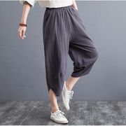チノパンパンツウエストゴム無地