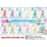 「ぬいぐるみ」Happy Birthcolor Pastel Rabbit ～Oval～