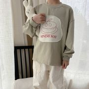 ★Girls★　子供Tシャツ　90~150cm　長袖　チェリーケーキ　子供服　韓国キッズファッション