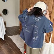 【2024春新作】韓国風子供服 ベビー服 キッズ  男女兼用　カジュアル  長袖　Tシャツ コート