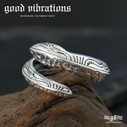 good vibrations シルバーリング メンズ シルバー925 蛇 ヘビ ブランド 指輪 フリーサイズ おしゃれ