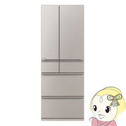 冷蔵庫 【標準設置費込】 三菱 6ドア冷蔵庫 602L フレンチドア グランドクレイベージュ MR-MZ60K-C