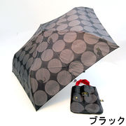【雨傘】【折りたたみ傘】同柄バッグ付き軽量コンパクト折傘・大きい水玉と猫柄