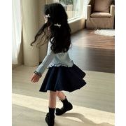 2024夏新作  韓国風子供服  ベビー服  ボトムス スカート 女の子  ファッション  2色