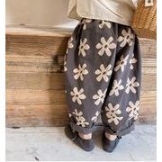 2024新作韓国子供服 ズボン  ロングパンツ  キッズ服 花柄　可愛い   ズボン 80-130cm 2色