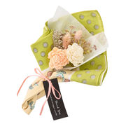 ■特価値下げ■ソラフラワーハンカチブーケ　グリーンアレンジメント（キット・セット含む）1コ