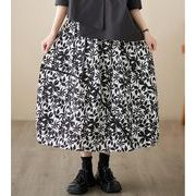 【春夏新作】ファッションスカート♪ブラック/ホワイト2色展開◆