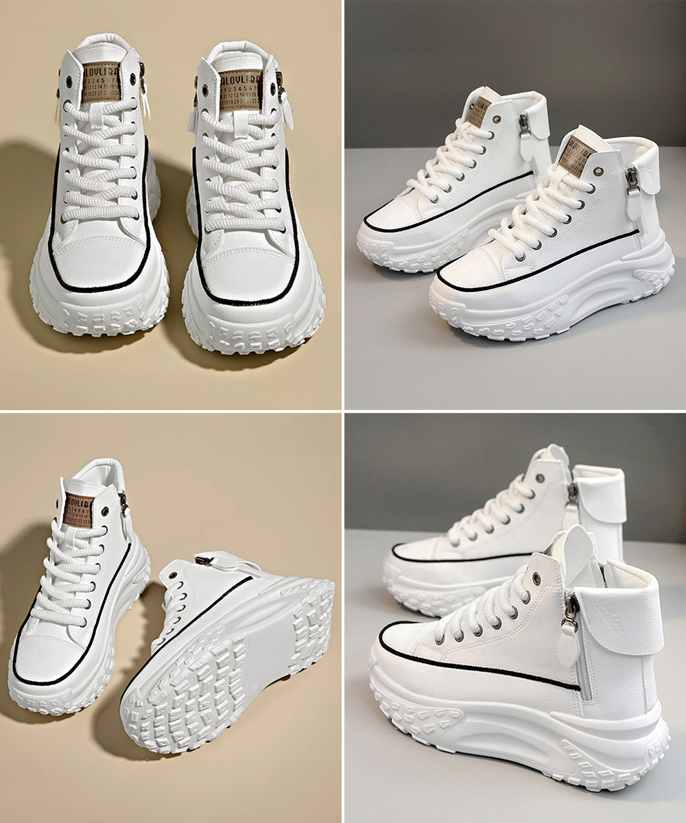日本倉庫即納】 ハイカットスニーカー レディース 厚底靴 | 卸売