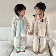 子供用パジャマ 男の子 女の子 春秋子供服 純綿 長袖スーツ 家庭服