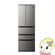冷蔵庫 【標準設置費込】 シャープ 6ドア冷蔵庫 457L ラスティックダークメタル SJ-MF46M-H