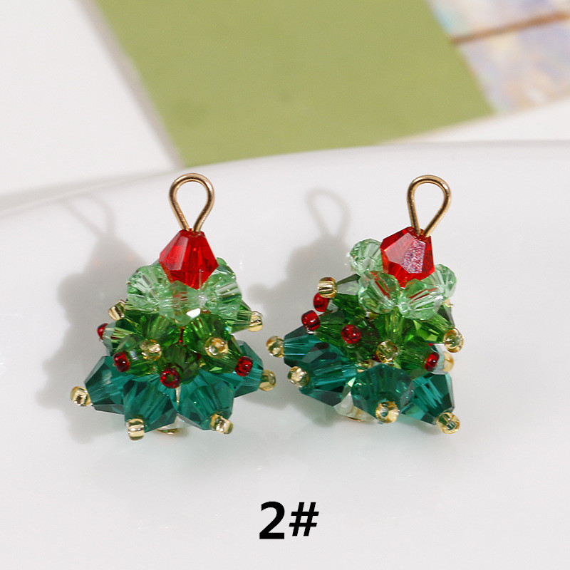 ハンドメイド ピアス レジン クリスマス ツリー｜Yahoo!フリマ