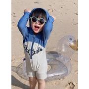 【2024夏服】Ins大人気 韓国風子供服 キッズ水着 女の子 男の子ベビー 子供用 オールインワン　連体水着