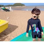 【2024夏服】Ins大人気 韓国風子供服 キッズ水着男の子ベビー 子供用 オールインワン　連体水着