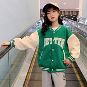 女の子 野球ユニフォーム コート  新しい2024年  韓国のトレンドの子供服