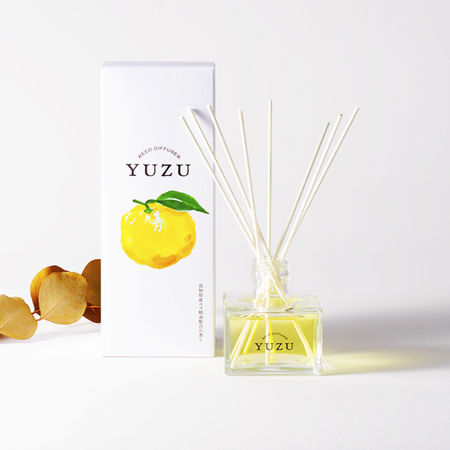 公式】高知県産 YUZU リードディフューザー 120ml 【日本製】【柑橘